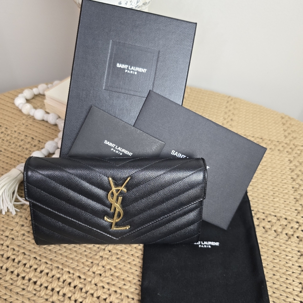 Yves Saint Laurent Large Wallet